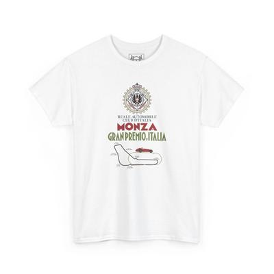 Monza GP Vintage T-Shirt - Italienischer Auto Club Renn-T-Shirt - Geschenk für Formel-Rennsportfans