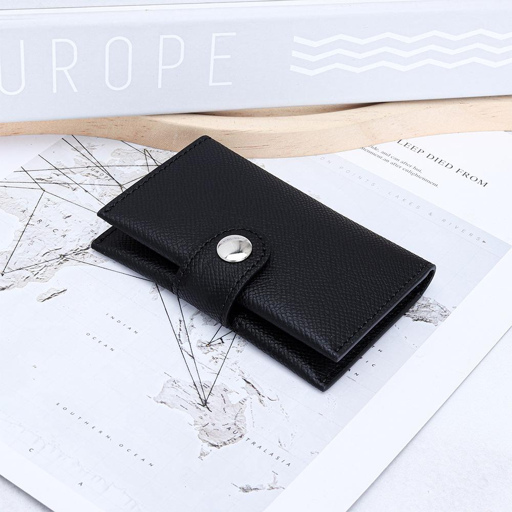 Trendy Women's Leather Cards Wallet Multi-pocket Compact Bifold Card Holder, Stylish Credit Card Case for Daily & Travel Storage