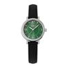 Flowery Time Solar 3 ATM Water Mineral Green [Angel Heart] Watch, Powered, Resistant, Glass, Dial, OAA25S-BK-GR-AM, Women's [Authentic]