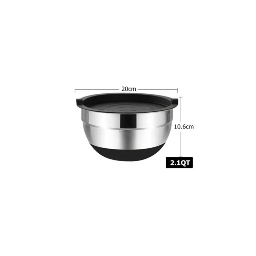 Stainless Steel Storage Bowls With Lids Salad Bowl New Mixing Bowls