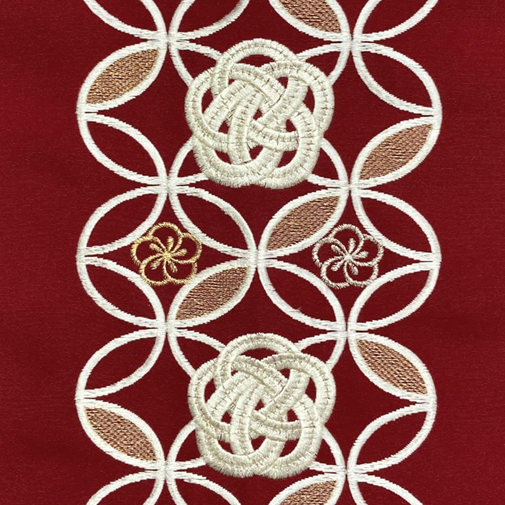 Kimono Half half Japanese Coming of age Graduation Long Silerie Mizuhiki [Kyoto Yuzen] collar, collar, clothing, Kimono, ceremony, Furisode, ceremony,