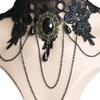 Gothic Lace Choker Black Retro Gothic Punk Style Necklace for Women Girls for Halloween Decorations Party Accessory