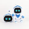 Yeni Sevimli Astro Robot Peluş Oyuncak Mavi ve Beyaz Antenli Bot Karakteri Yumuşak Dolgulu Peluş Bebek Erkek Kız Çocukları Oyun Severler İçin Doğum Günü Noel Hediyesi