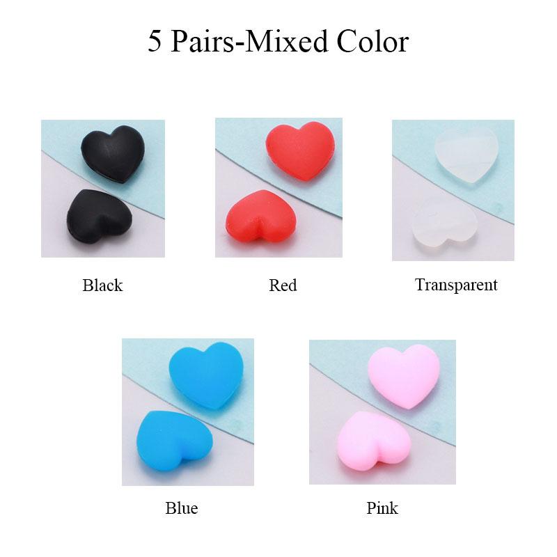 

5 пар мягких силиконовых противоскользящих ручек для очков, дужек, ушных крючков, аксессуаров для очков