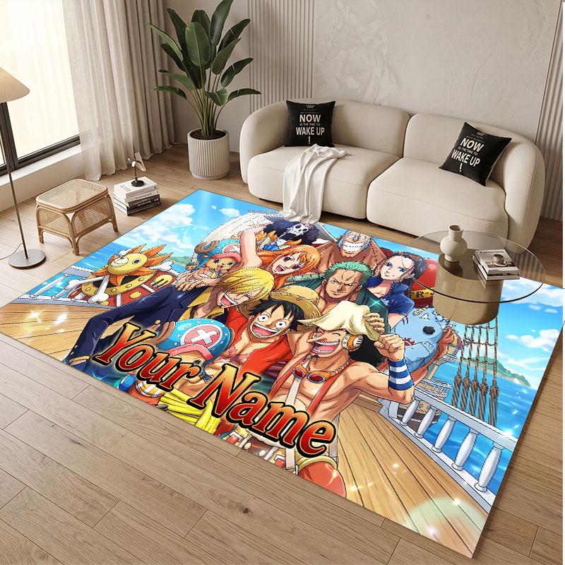Custom Name Crystal Velvet Rug,One Piece Comfortable Anti Slip Floor Mat For Room Decoration