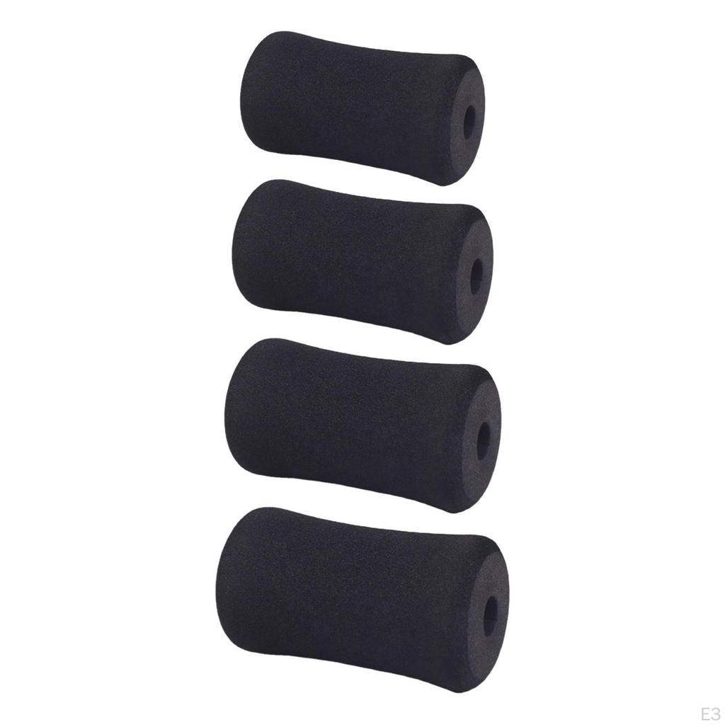 Foam Foot Pad Equipment Part, 20mm Inner Diameter Multipurpose, Easy To Install for Exercise Machine