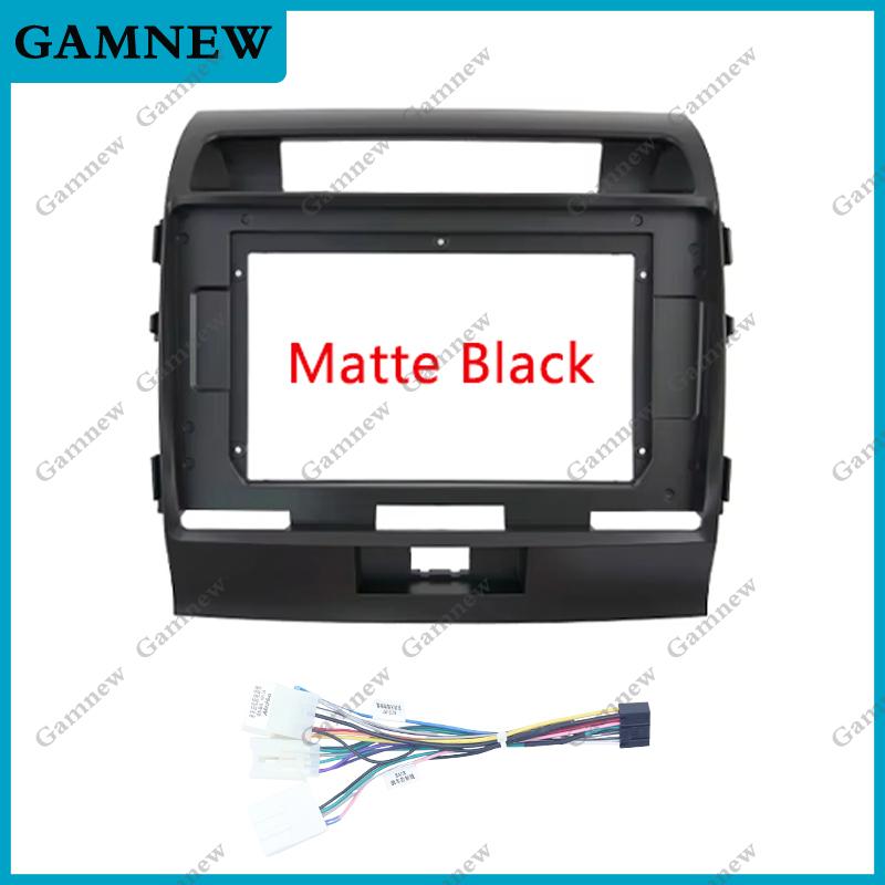 10,1 Zoll Auto DVD Stereo Radio Android Rahmen Panel Blende Kabel Für Toyota 2007-2015 LAND CRUISER Video Kabelbaum Adapter Player