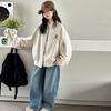 Girls' Spring/Autumn Baseball Jacket 2026 - Stylish, Loose Fit Sportswear for Big Kids