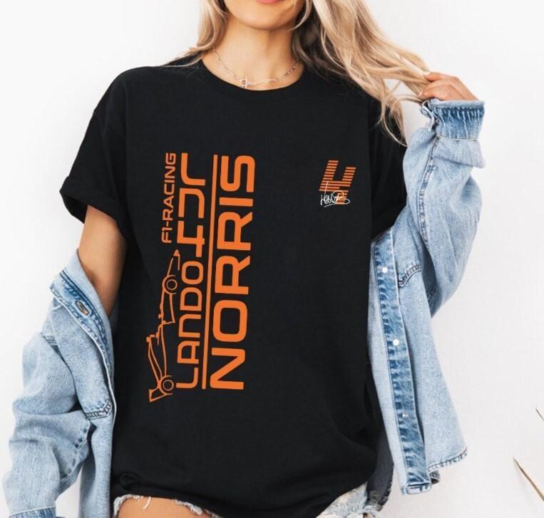 Lando Norris Shirt Norris F1 T-Shirt Lando Norris 4 F1 Shirt Lando Norris S
