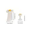 8PCS Daisy Flower Silicone Toe Separators Soft Finger Splitter for Manicure Pedicure Nail Art Tool Foot Care Accessory