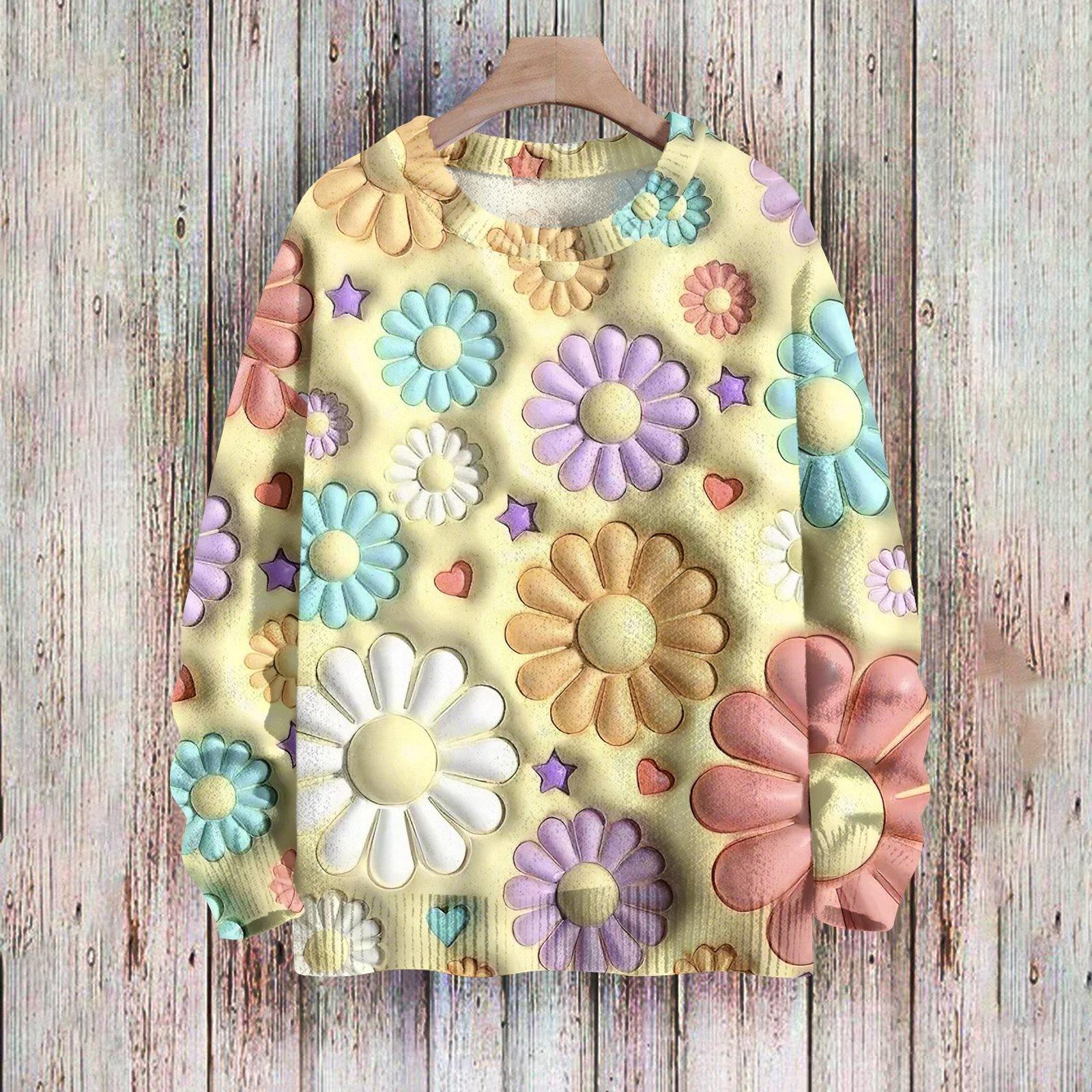 

Свитшоты ко Дню святого Валентина с надписью «Сердце и любовь» для женщин, вязаный свитер, милая рубашка, осенний свитер с круглым вырезом, топы XL жёлтый