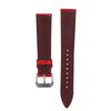 Universal Men Women Adjustable PU Leather Watch Band Strap Replacement 18mmRed