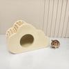 Wave Shape Wooden Hamster Ladder Decorative Hamster Toy Staircase  For Guinea Pig Chinchilla Ferret