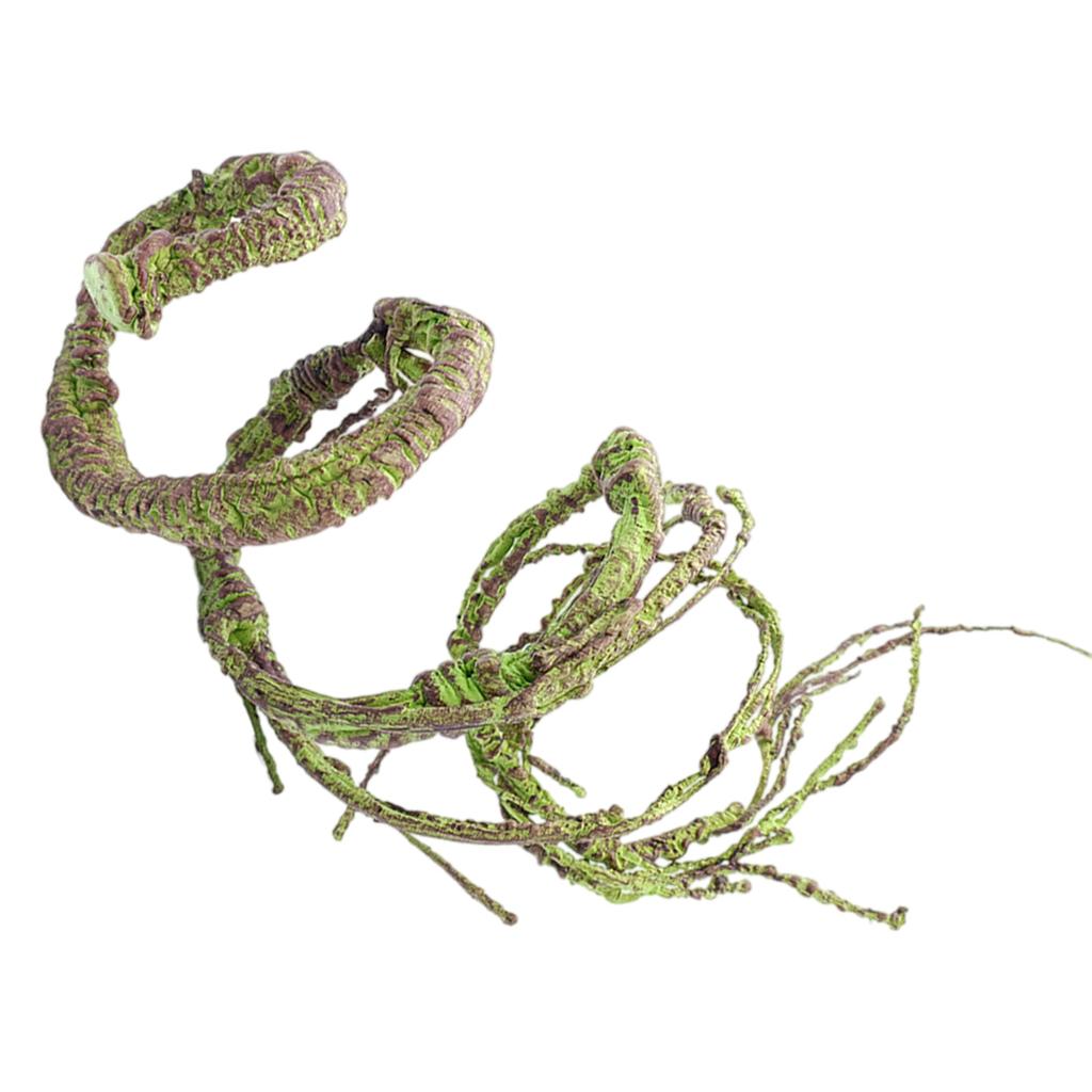 Natural Lookings Artificial Vines For Reptile Glass Tanks Terrarium Landscape Vine for Pet Climbing Weather Resistant