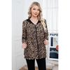 JKASHDK Women's Fashion Casual Leopard Print  Autumn Winter Long Sleeve Hooded Jackets & Coats