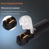 Pluggable LED Wire Connector Single Wire Plug-in Connector with Locking Buckle 1 Ways Wire Connector Easy to Use