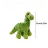 Non-Toxic Fluffy Dinosaur Keychain Long Plush Soft Key Ring For Backpacks Cute Bag Charm Accessory Stuffed Animal Plush Bag Pedant