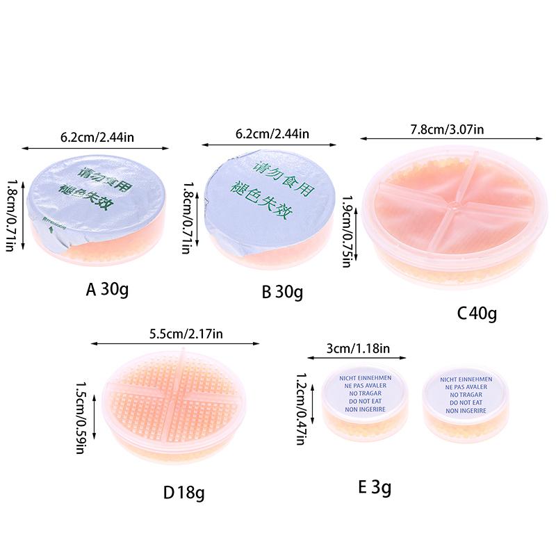 1/2Pcs Cochlear Hearing Aid Desiccant Dehumidifier Drying Capsules Pallet Accessories for Maintaining Device Moisture Levels