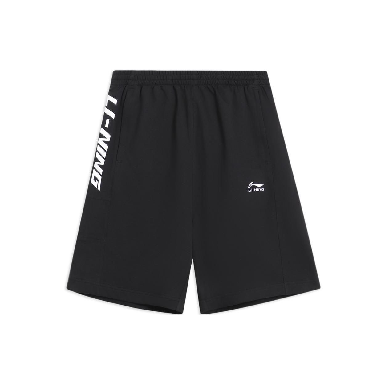 Li-Ning Graphic Shorts  Black  Men s AKSS305-2 M