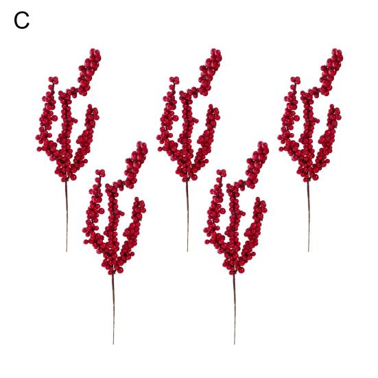 

5Pcs/Set Vivid Eye-catching Artificial Berry Polystyrene Styrofoam Realistic Adorable Simulation Berry C