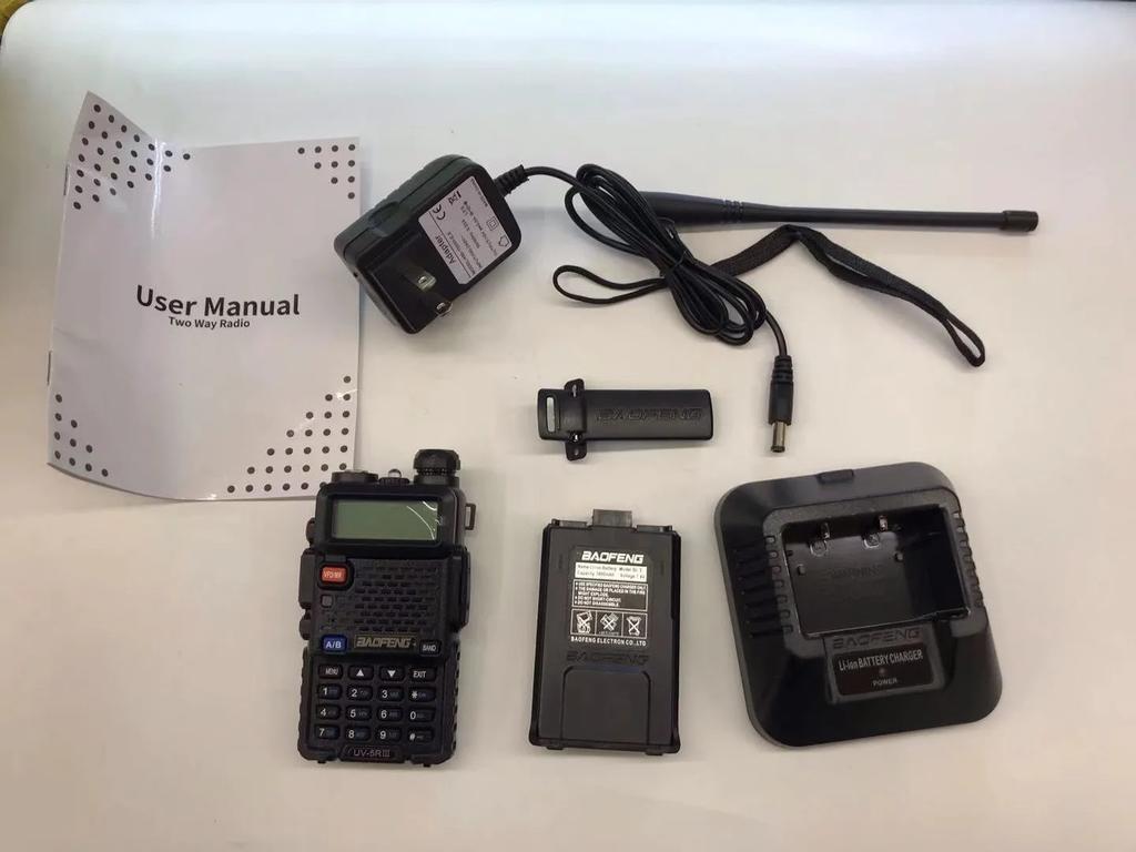 Durable Car Walkie-talkie UV-5RIII English Version Civil High-power UV5R Three-stage