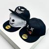 New Unisex Smiling Face Expression Embroidery Baseball Hats Breathable Hip Hop Sunshade Funny Peaked Caps Versatile Fashion Ins