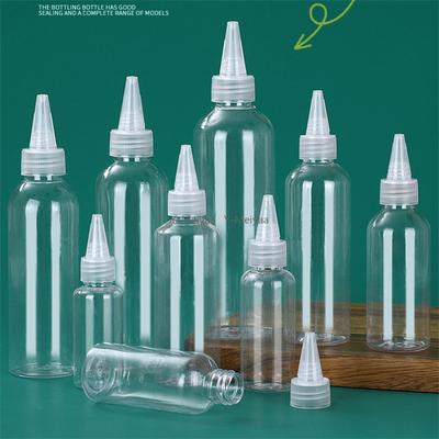 50PCS 10/20/30/50/100ML Plastic Squeeze Dropper Bottles Clear Sharp-mouth Bottle Ink Glue Empty Container Refillable Bottles