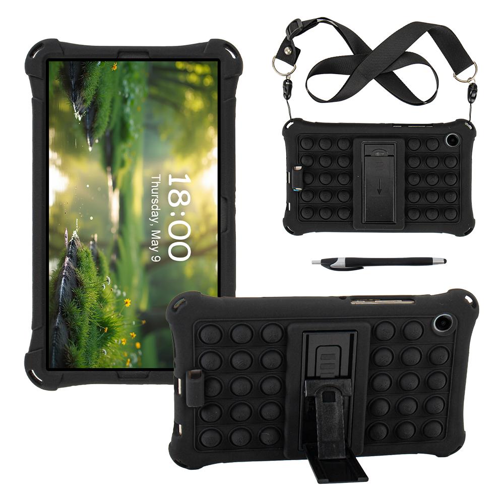 Weiche Silikon Kinderhülle für Samsung Galaxy Tab A11 8,7 Zoll SM-X133 SM-X135 Ständer Tablet-Hülle für Tab A9 8,7'' X110 Funda