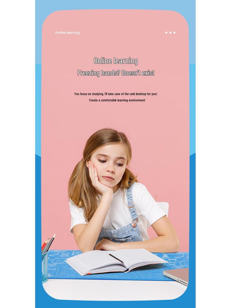 Doraemon Heated Desk Pad: Electric Mouse & Hand Warmer for Office