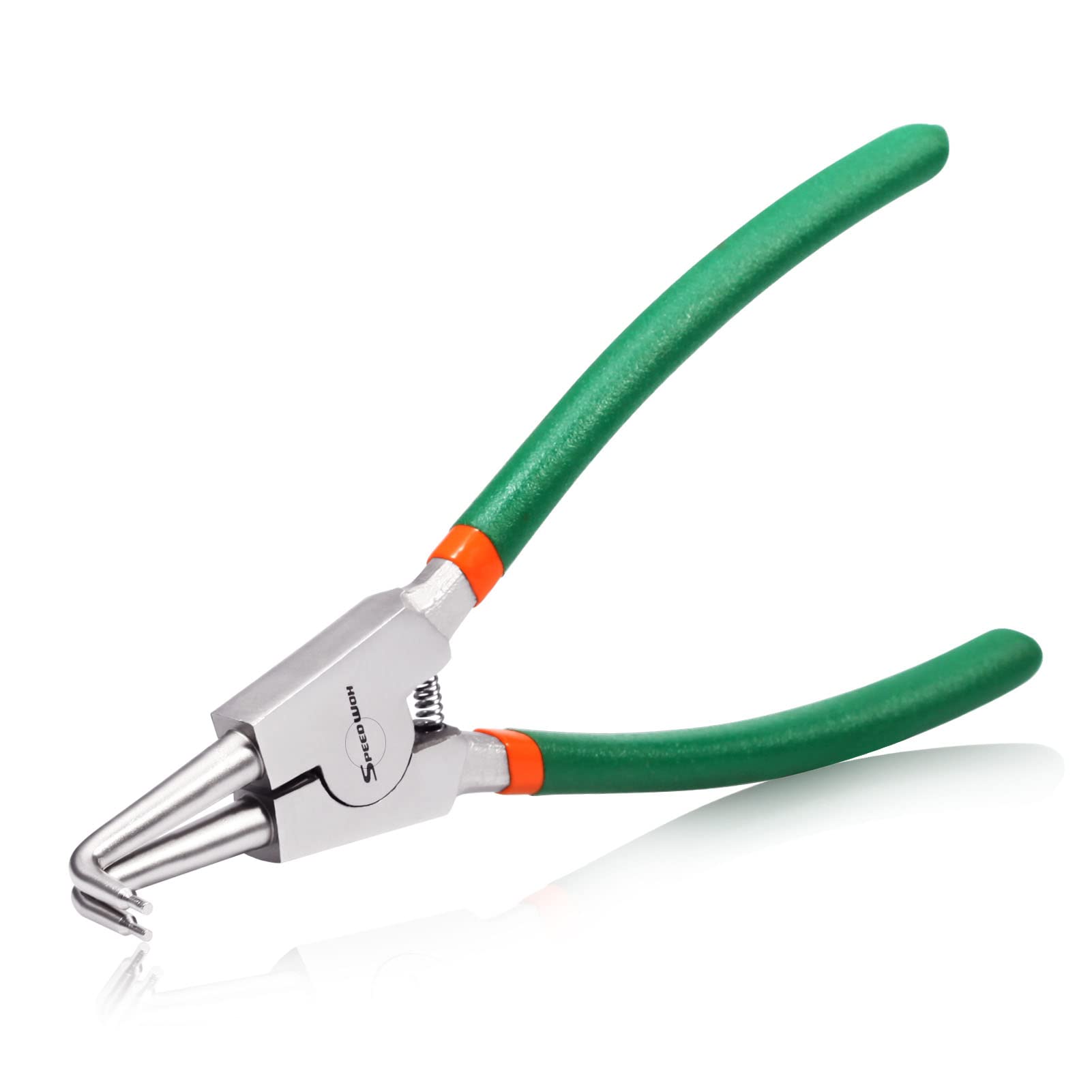 

SPEEDWOX Shaft Snap Ring Pliers for Snap Ring Ring Removal Tool 90° Pliers, 213mm, C-Ring C-Type Removal, зелёный
