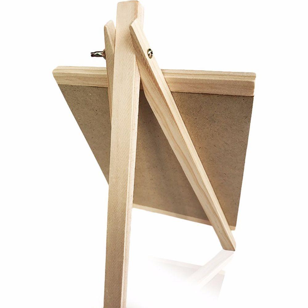 Memo Desktop Message Collapsible Writing Chalk Wooden Boards Pine Wood Easel Blackboard Chalkboard
