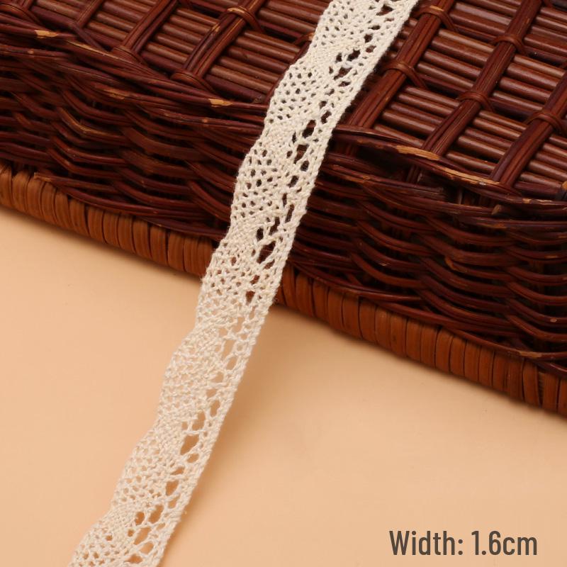 Cotton Knitted Lace Trim for DIY Crafts and Home Decor
