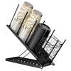 JUSTVEL Paper Cup HolderDispenserPaper Cup Stand [The Master of Tidy Storage] Holds Paper Cups and Coffee Cups, Large Capacity, Adjustable Angle