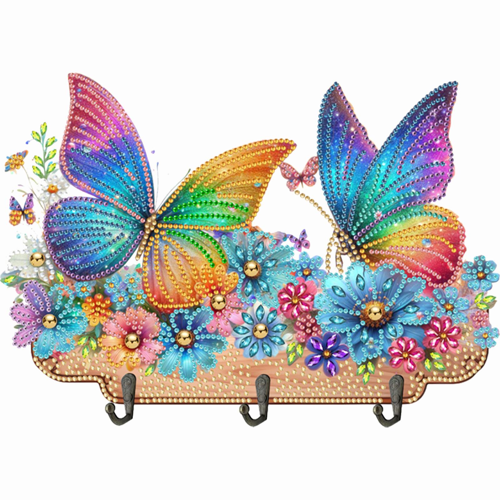 

Wood 2D/Flat DIY Diamond Painting Hanging Hook Diamond Art Painting Hook Kit for Wall Decoration and Space-Saving Storage