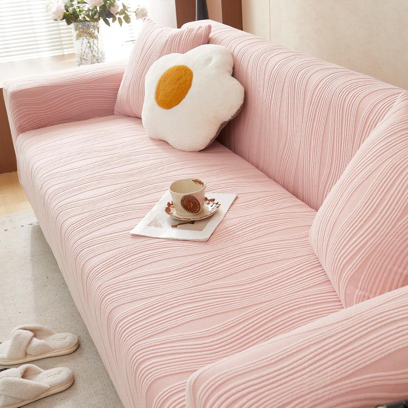 

В язаний жакардовий чохол для дивана, універсальний чохол на подушку з повним покриттям, тканина для захисту від котячих подряпин 90-140cm