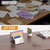 Acrylic 3-layer Letter Organizer/Card Sorting Clip for Home and Office Use