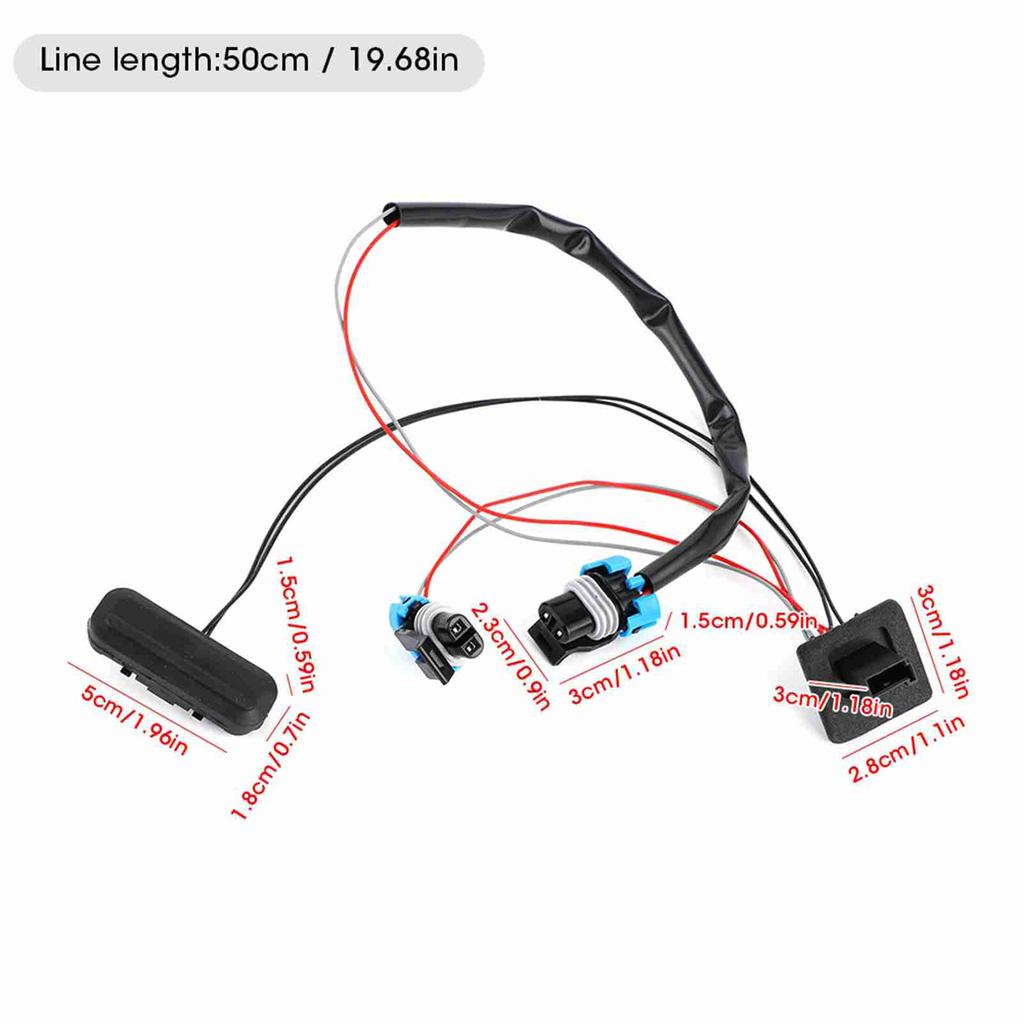 13359894 Boot Opener Switch Tailgate Boot Release Opening Switch Fit for Vauxhall Meriva B 13422271 Tailgate Boot Opener