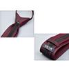Men's Noble Necktie For Wedding Party Business Formal Suits Fashion Convenient Pre-tied Zipper Ties Narrow Necktie