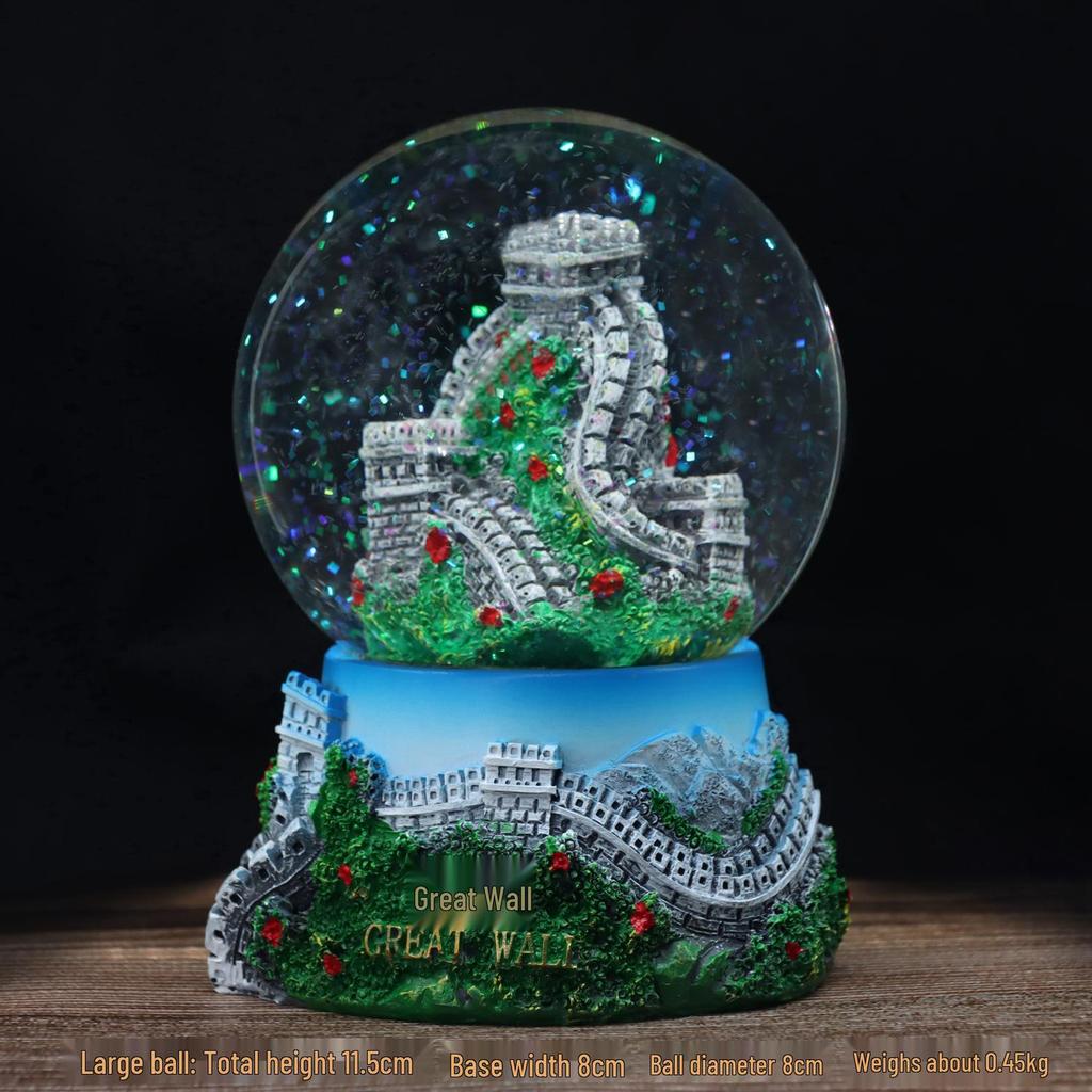 Beijing Souvenir Crystal Ball: Forbidden City, Temple of Heaven, Great Wall