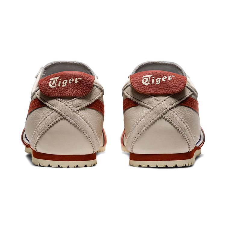 ONITSUKA TIGER Mexico 66 Birch Rust Red Unisex Sneakers Cream 1183A201-206