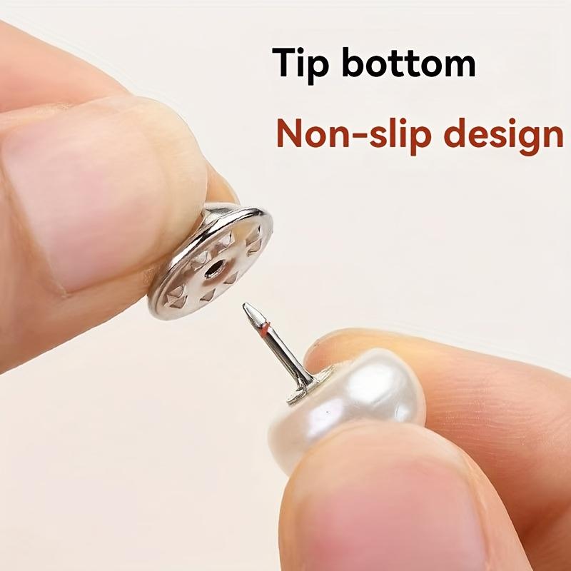 5pcs Imitation Pearl Plastic Snap Button  No Sewing Adjustable Buckle Ring Shirt Decoration  Clothing and Coat Fixing Button