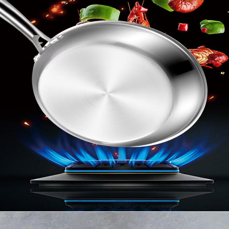 ZISIZ 28cm Non-stick Frying Pan with Lid