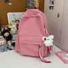 Schoolbag1011 Spring cute plaid schoolbag female junior high school student Japanese small fresh backpack sweet girl backpack