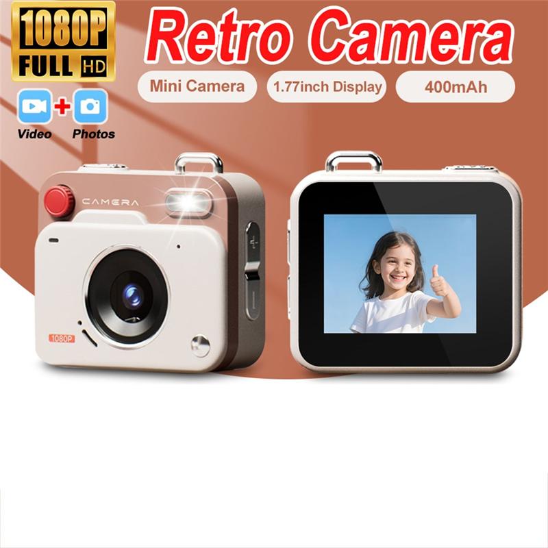 B03B-HD CCD Retro Mini Compact Digital Camera 1080P 800W With Screen Outdoor Photography Travel Photography Video Camera