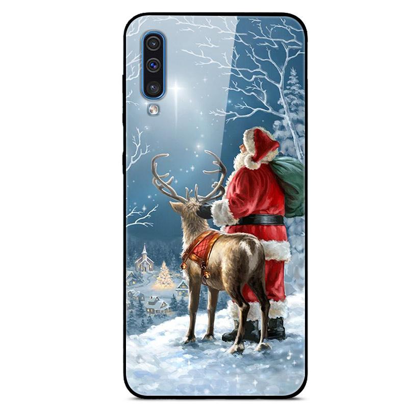 6.4" For Samsung Galaxy A30s A51 A50 Case A 30s Glass Back Cover Case For Samsung A30s A50 A70 A51 Case A 30 s A 51 Case Bumper