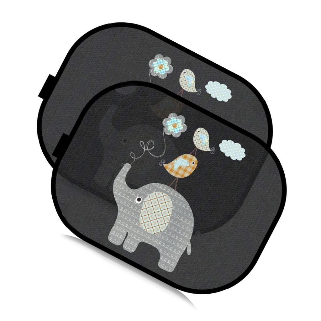 Autofenster-Sonnenschutz, Cartoon-Autofenster-Sonnenschutz für Babys, UV-Schutz, Vorhang, Sonnenblenden für Seitenfenster