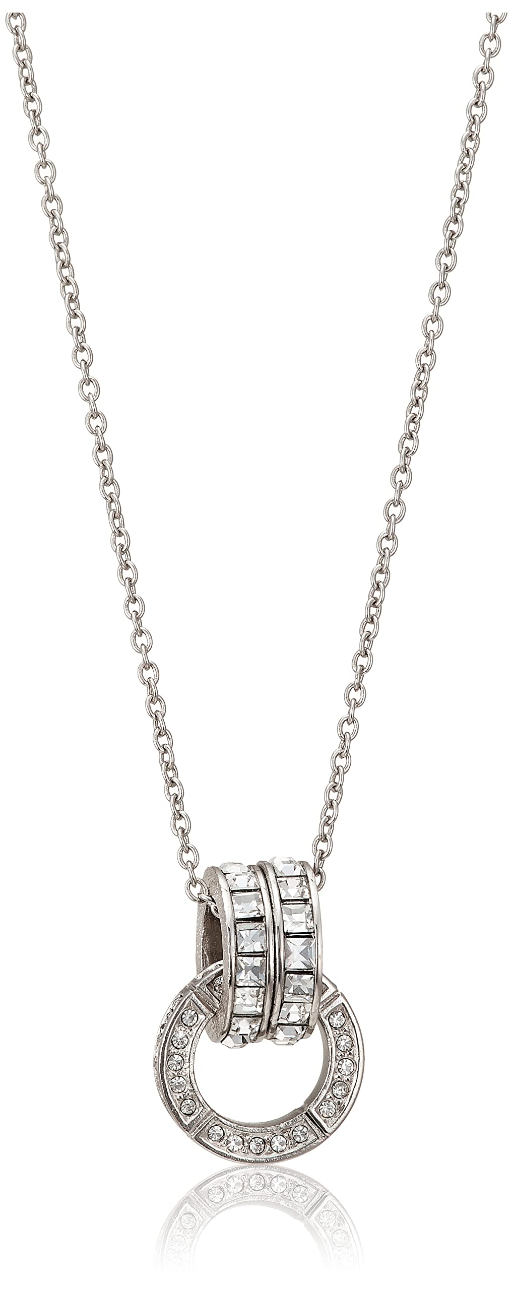 

NEW Vertical Miss MAT Necklace GJ24864P [Grosse] Platinum/Clear платиновий