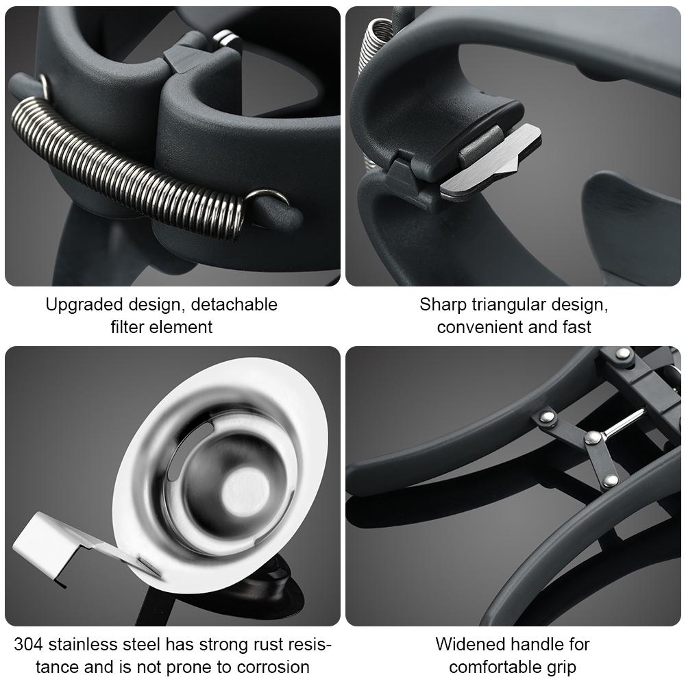 Eggshell Cracker Topper Eggs Opener Separator Kitchen Novel Accessories Stainless Steel Egg Opener Scissors Manual Egg Tools