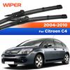 For Citroen C4 2004-2010 2005 2006 2007 2008 2009 Wiper Front Wiper Blades Windshield Windscreen Window Brush 28"+24"