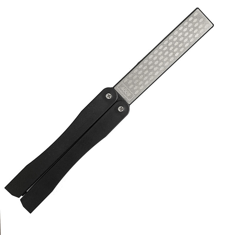 Household Sharpener Double Sided Foldable Pocket Sharpener Diamond Knife Sharpening Stone Kitchen Tool Accessory